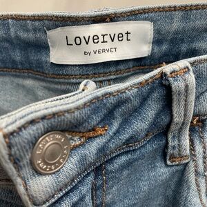 Lovervet high rise straight cropped jean- size 30/11. Like New condition!